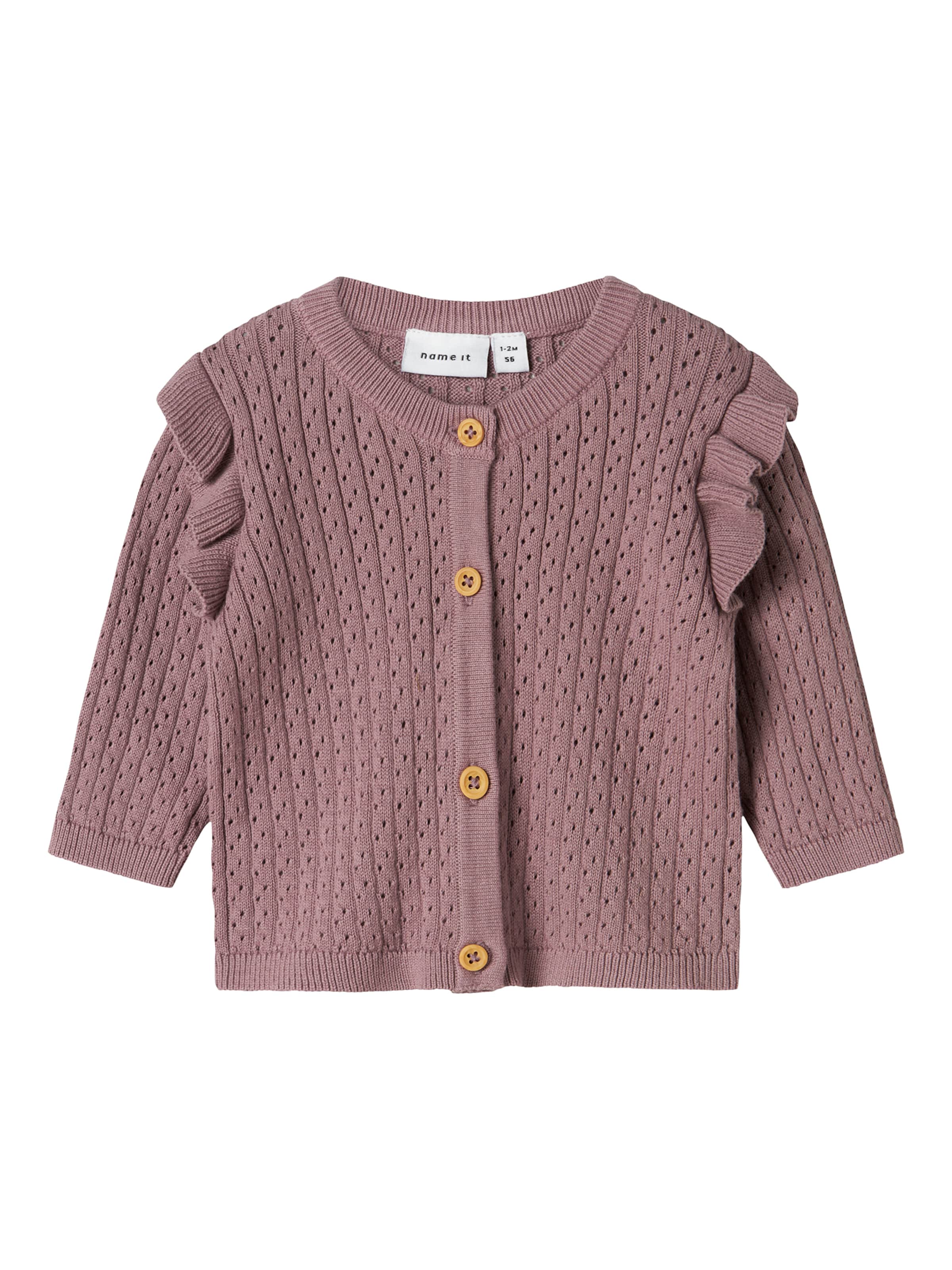 NAME IT Kardigan &#x27;NBFOMINNA&#x27; w kolorze fioletowy: przód