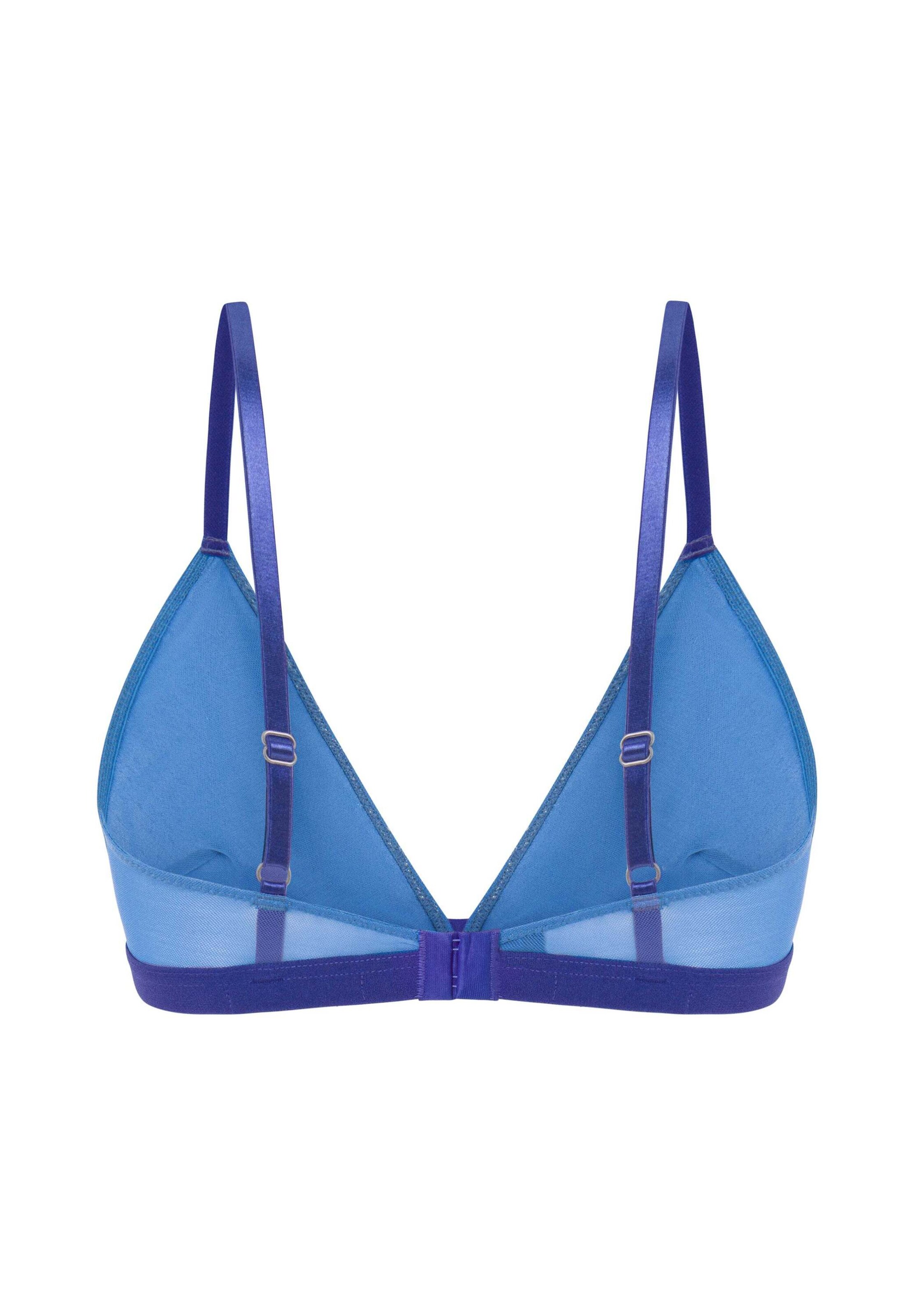 Pepe Jeans Triangel BH ' LUREX ' in Blau