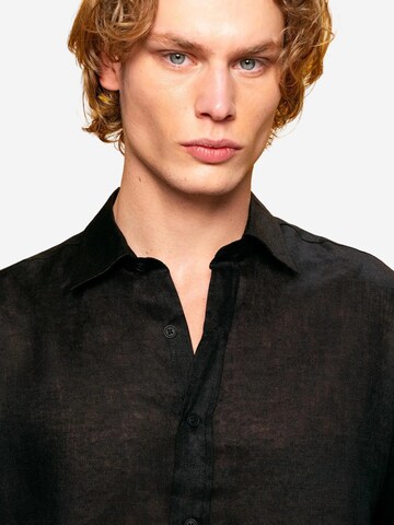 Giesto - Comfort Fit Camisa em preto