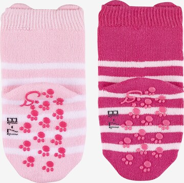 STERNTALER Socken 'Katze' in Pink