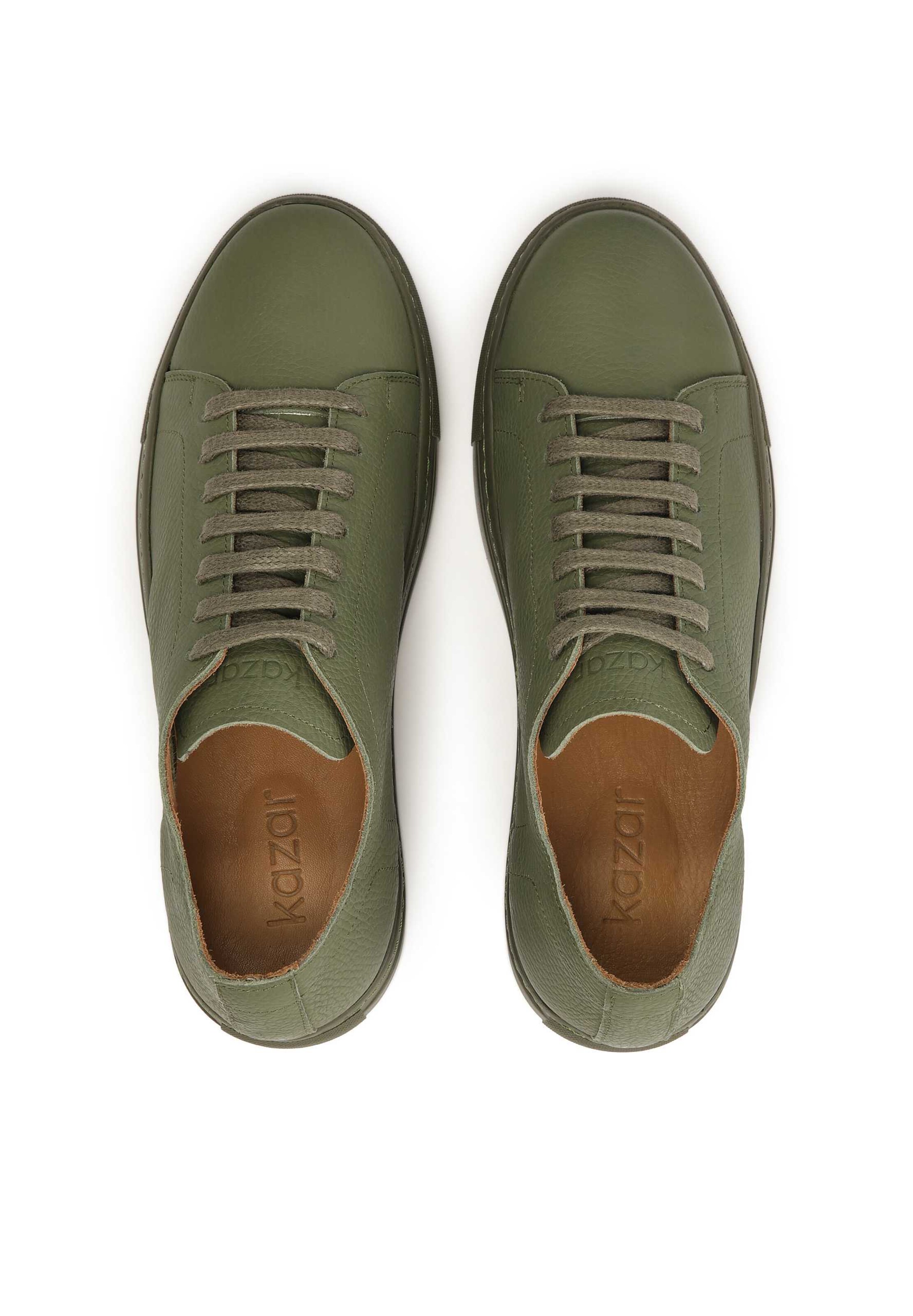 Baskets basses Kazar en vert