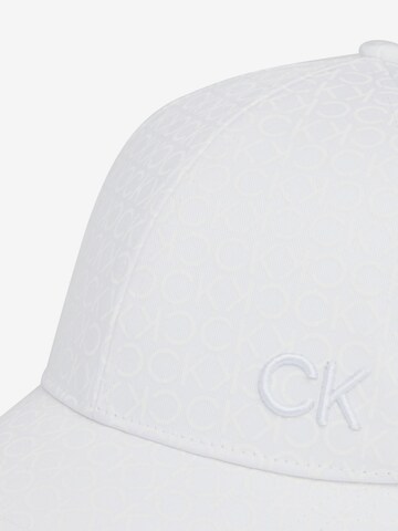 Calvin Klein Logo-Kappe aus Twill ' ' in Weiß