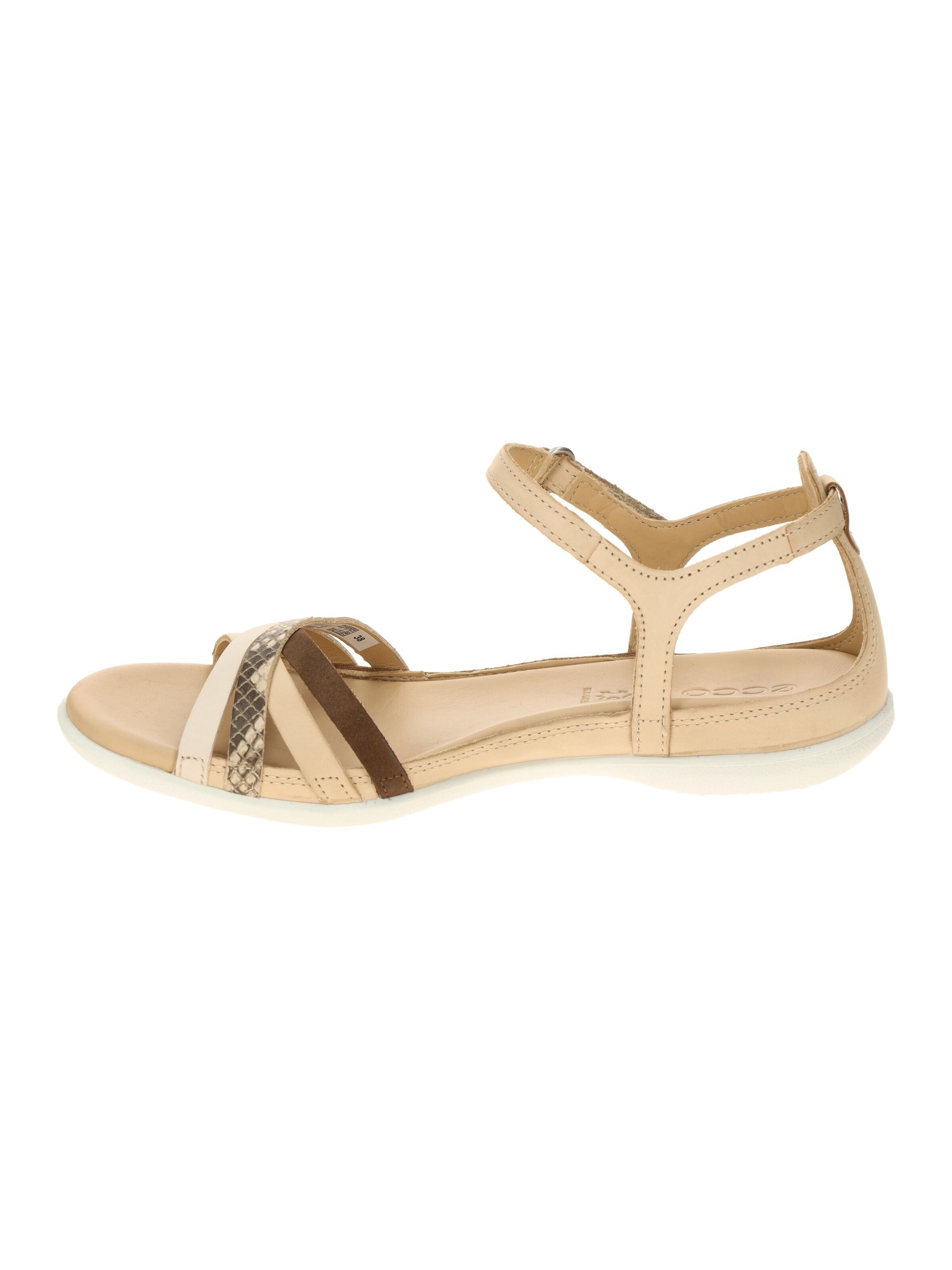 ECCO Sandaal 'Ecco Flash Sandale braun beige Kreuzriemen 244243', värv pruun