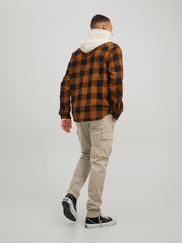 JACK & JONES regular Παντελόνι cargo 'Ace Tucker' σε μπεζ