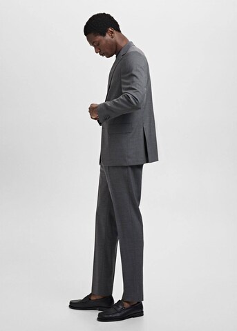 MANGO MAN Loosefit Bügelfaltenhose in Grau