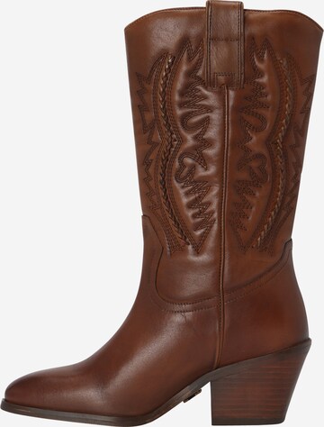 BRONX Cowboy Boots in Brown