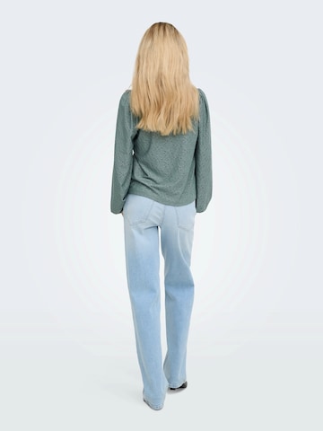 ONLY Bluza 'ONLSMilla' | zelena barva: zadnja stran