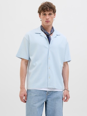 JACK & JONES Comfort fit Overhemd in Blauw: voorkant