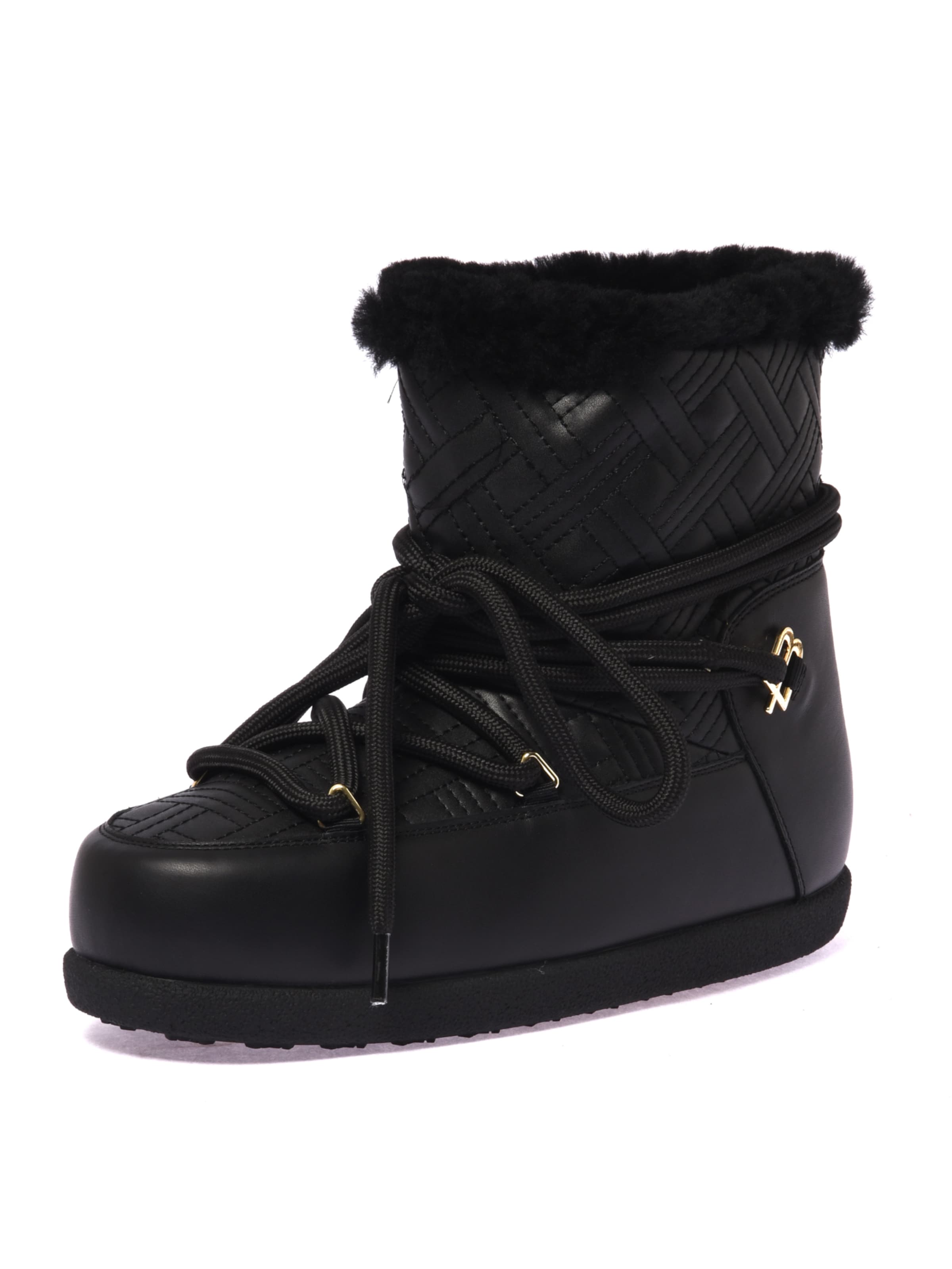 BALDININI Snowboots in Zwart: voorkant