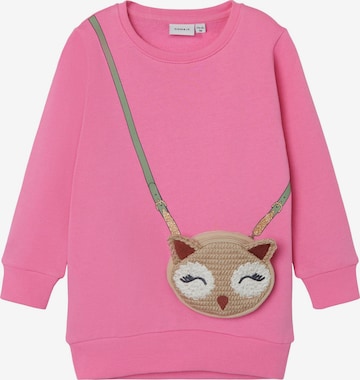 NAME IT Sweatshirt 'OSINA' in Pink: predná strana