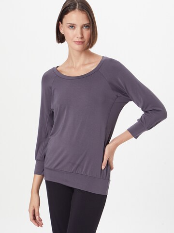 CURARE Yogawear Performance shirt 'Flow' in Grey: front