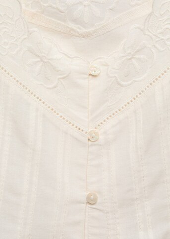 MANGO Bluza 'bord' | bela barva