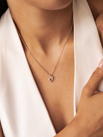 Hey Happiness - Cadena 'Moon and Star' en oro