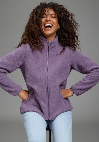 POLARINO Between-Season Jacket in Purple