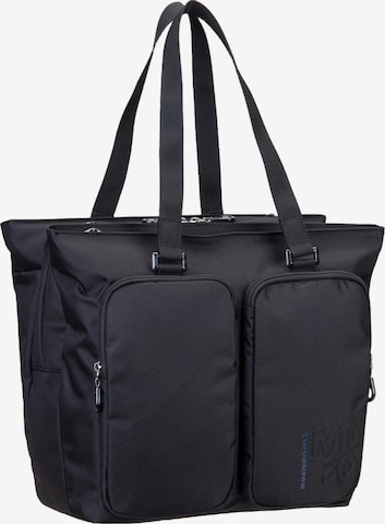 MANDARINA DUCK Shopper ' MD20 Double Zip QMT73 ' in Black: front