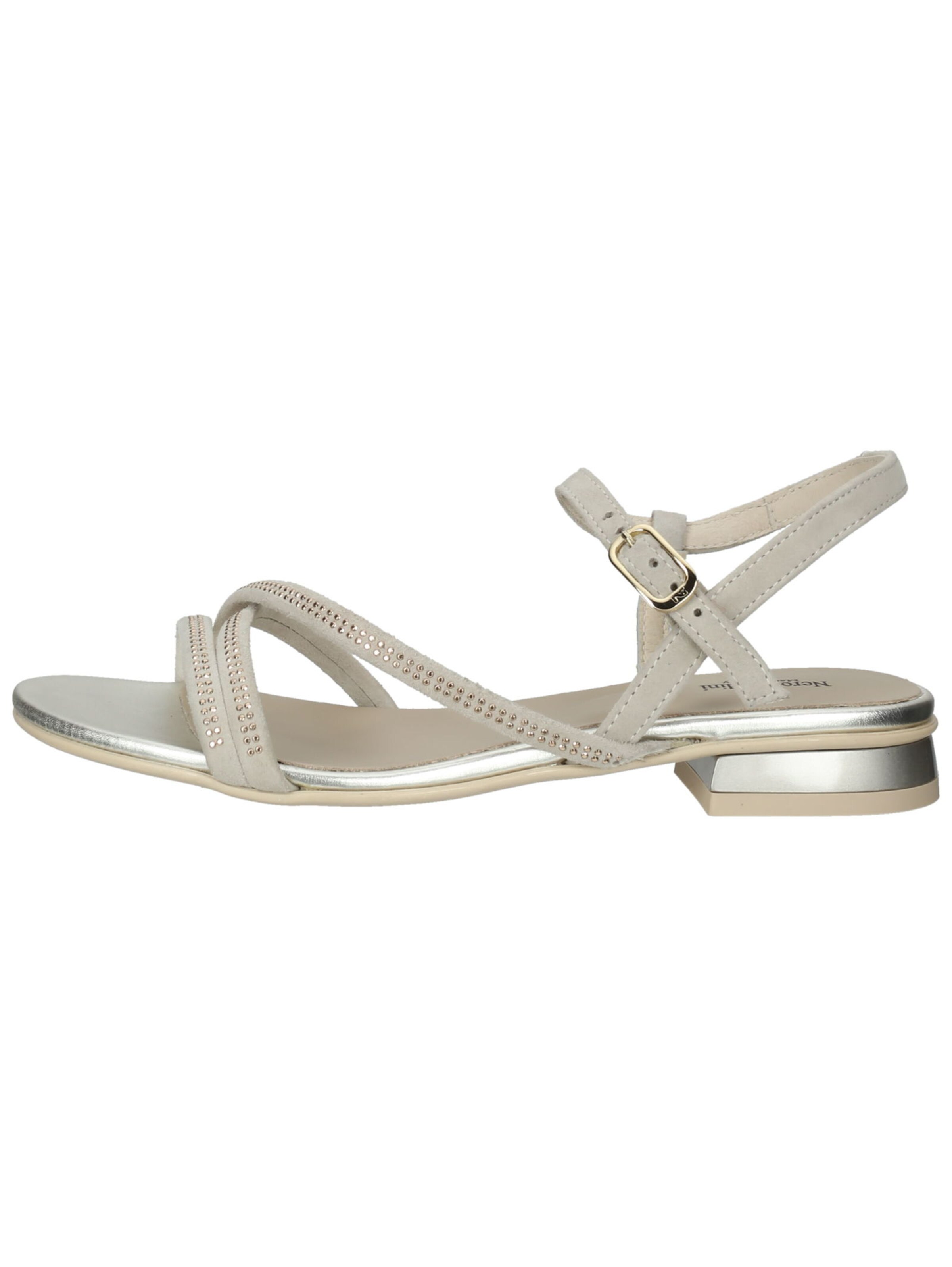 Sandalo con cinturino di Nero Giardini in argento