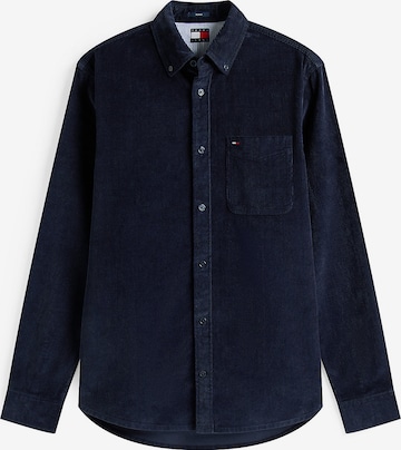Tommy Jeans Hemd in Blau: Vorderseite