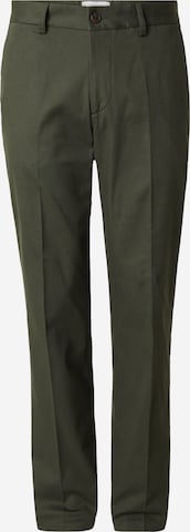 Les Deux - regular Pantalón de pinzas 'Como' en verde: frente