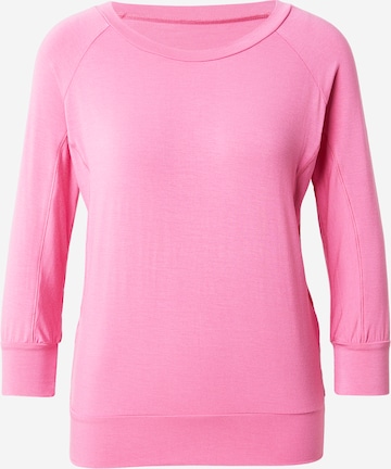CURARE Yogawear Funktionsshirt 'Flow' in Pink: Vorderseite