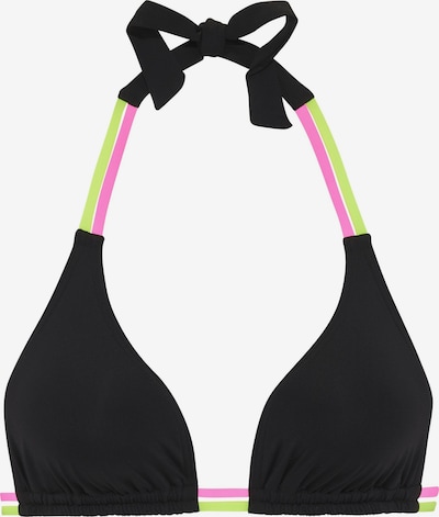 BUFFALO Bikinitoppi värissä neonkeltainen / neonpinkki / musta, Tuotenäkymä