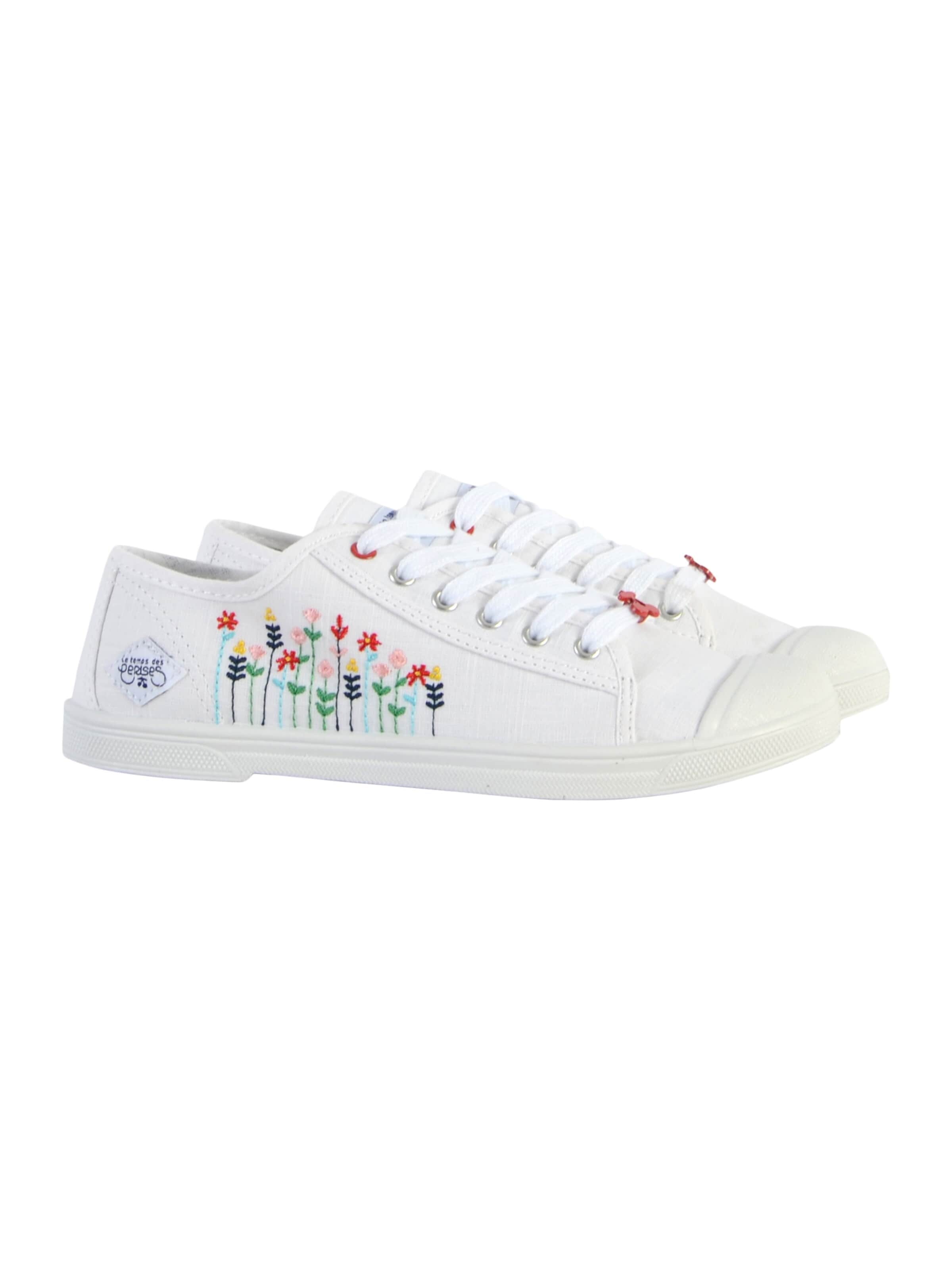 Scarpa stringata sportiva di Le Temps Des Cerises in bianco