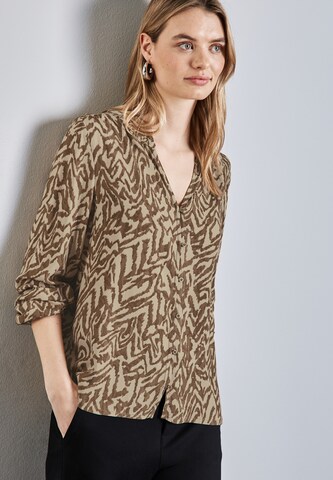 STREET ONE Bluse in Beige
