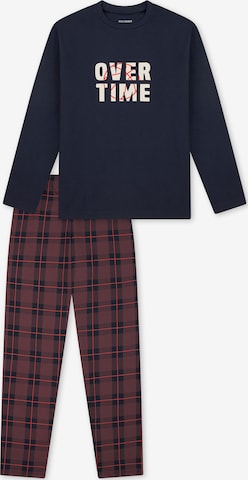 Pyjama ' Nightwear ' SCHIESSER en bleu : devant