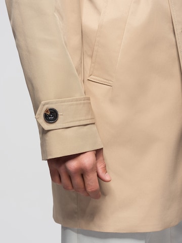 Ombre Between-Seasons Coat in Beige