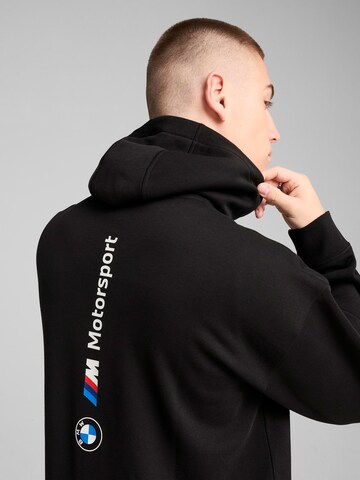 PUMA Sweat jacket 'BMW Motorsport Essentials+' in Black