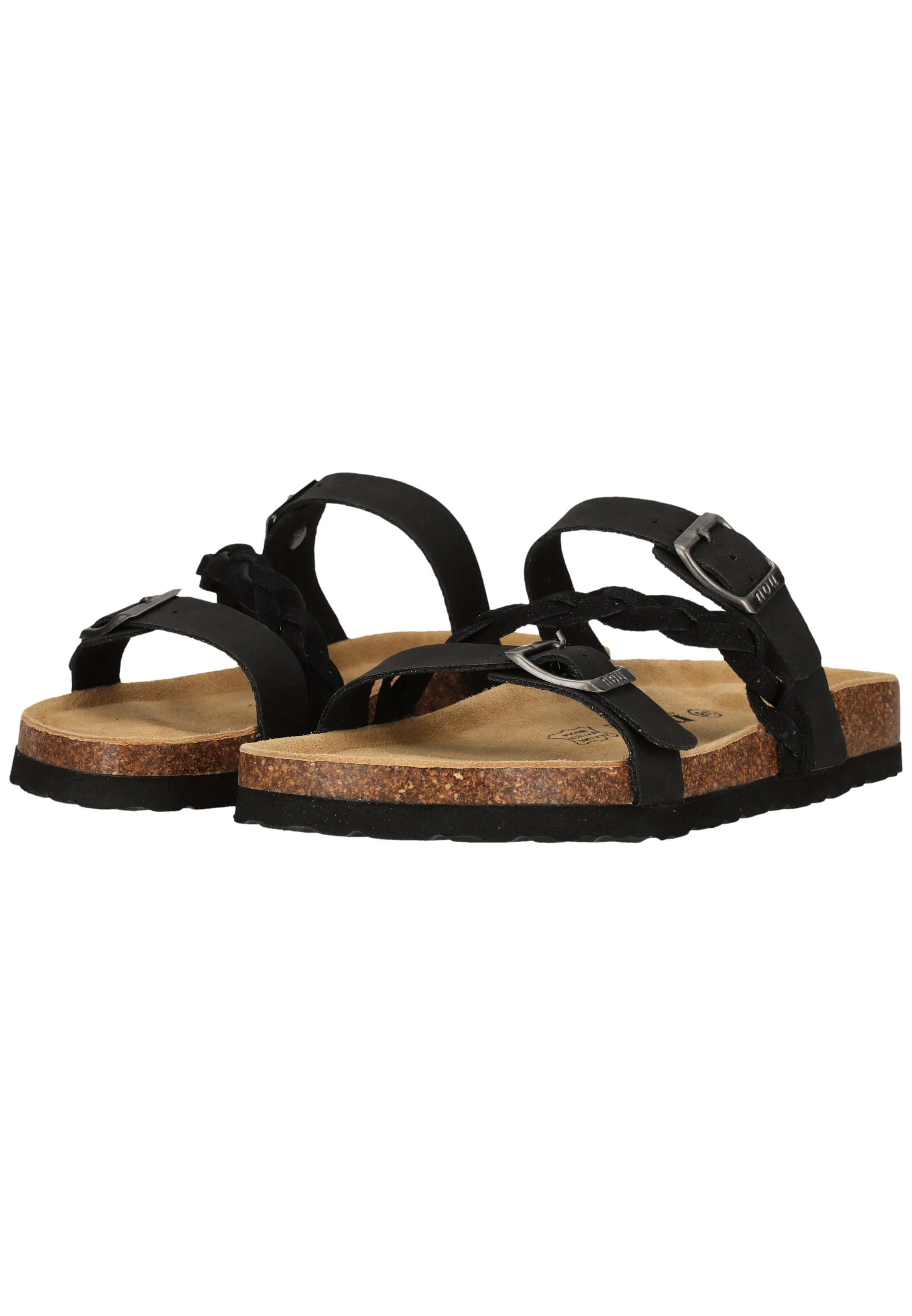 NOU Sandalen 'Priego' in Schwarz