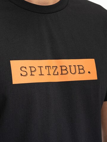 SPITZBUB Shirt 'Johann' in Black