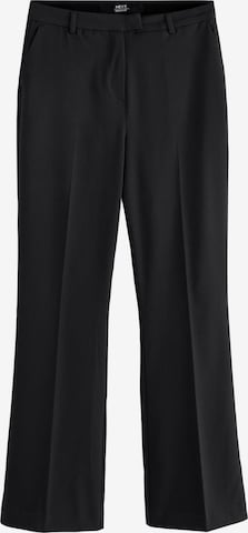 NextLoosefit Hlače na crtu - crna boja: prednji dio