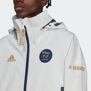 ADIDAS SPORTSWEAR Athletic Jacket 'Myshelter' in White
