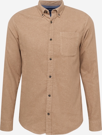 Chemise 'WALTER' JACK & JONES en beige : devant