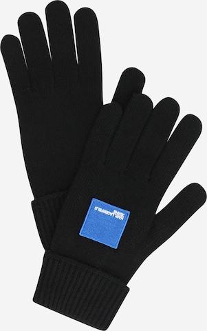 KARL LAGERFELD JEANS Full finger gloves in Black: front