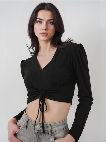 Bigdart Top 'Crop Top' w kolorze czarny