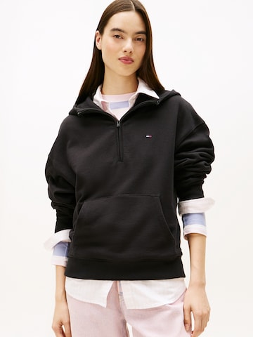 Tommy Jeans Sweatshirt i svart: framsida