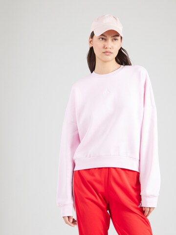 ADIDAS SPORTSWEAR Αθλητική μπλούζα φούτερ σε ροζ: μπροστά