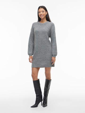 VILA Knitted dress 'VIRETTA' in Grey: front