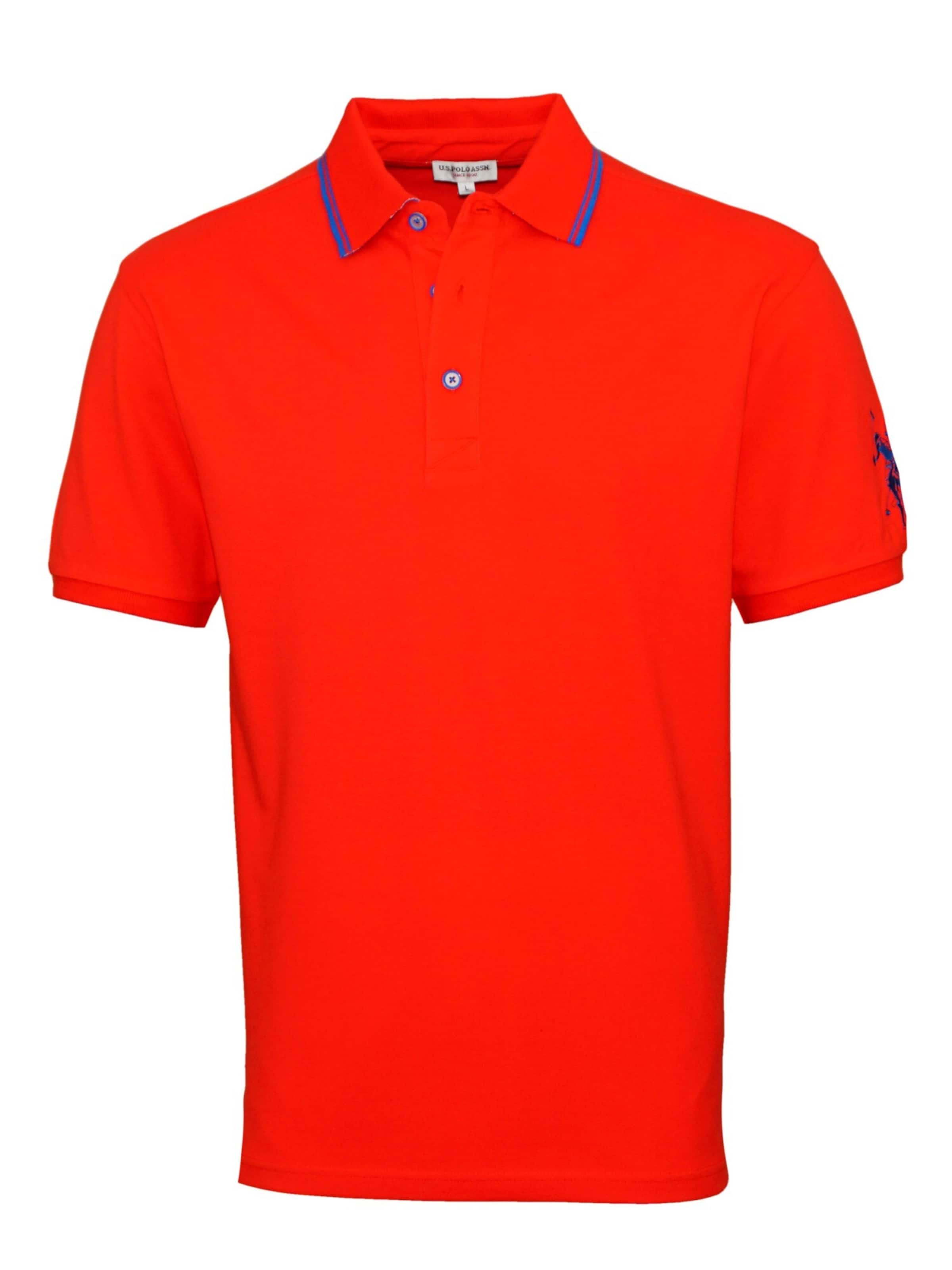 U.S. POLO ASSN. Shirt 'Bust' in Rot: Vorderseite