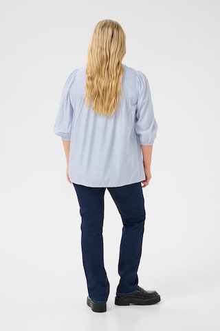 KAFFE CURVE Blouse in Blue