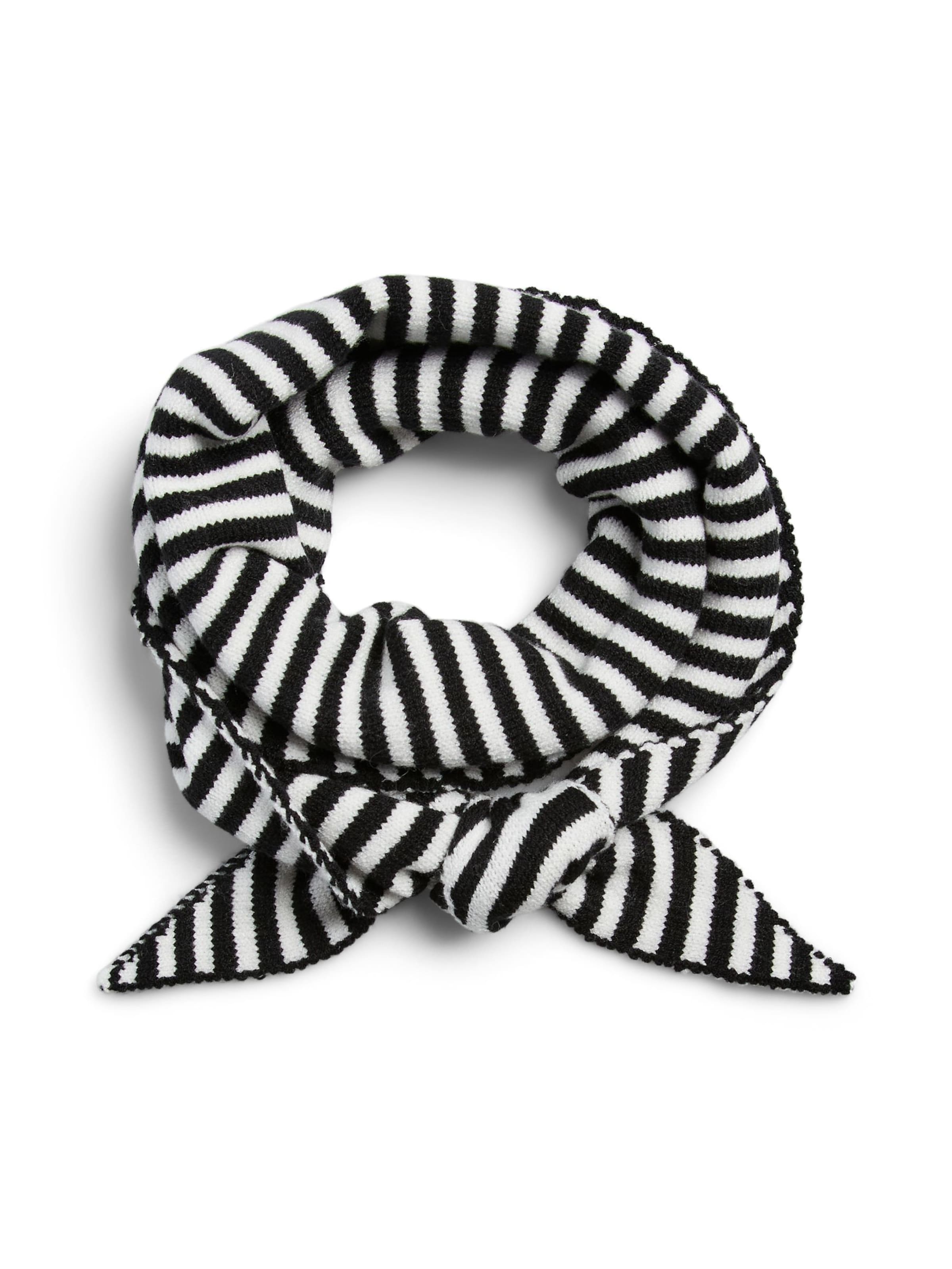 PIECES Scarf 'PCKomma' in Black: front