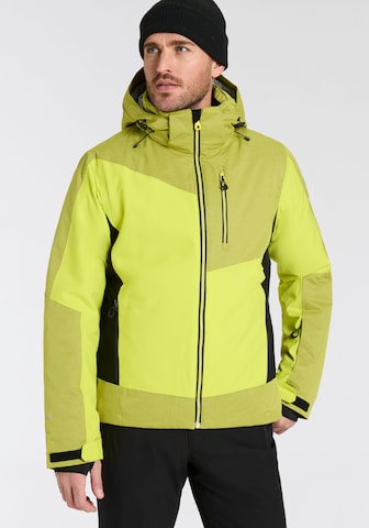 ICEPEAK Athletic Jacket in Green: front
