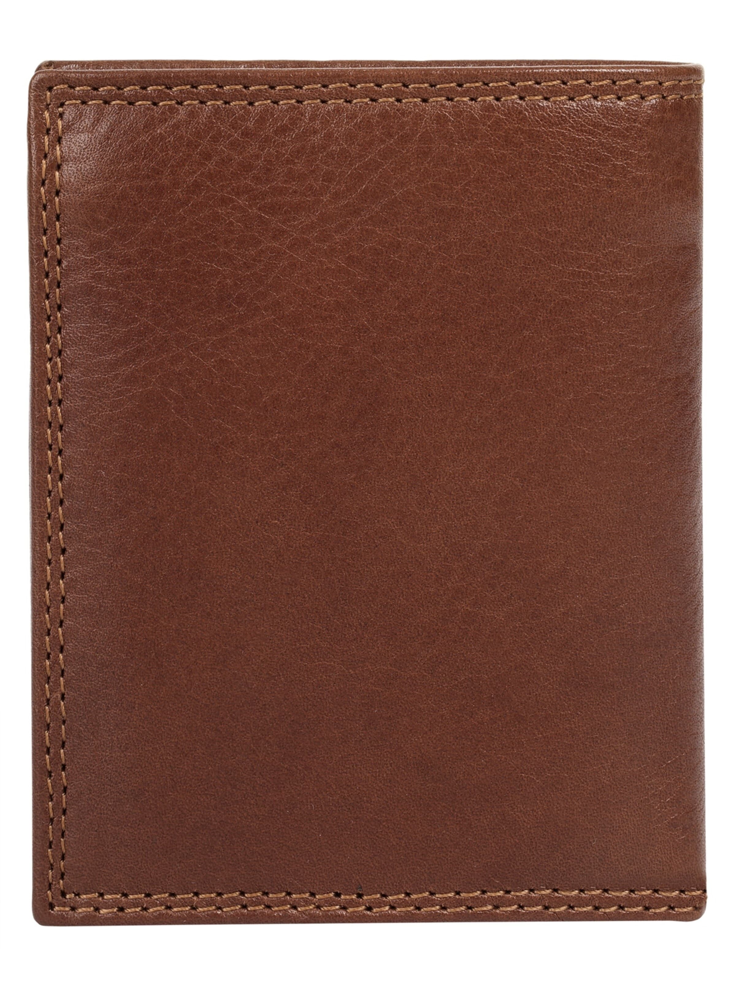 Porte-monnaies piké en marron