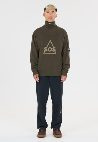 SOS Pullover 'Tignes' in Schwarz