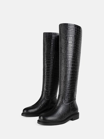 L37 HANDMADE SHOES Boots 'MR JONES MAXI' in Schwarz: Vorderseite