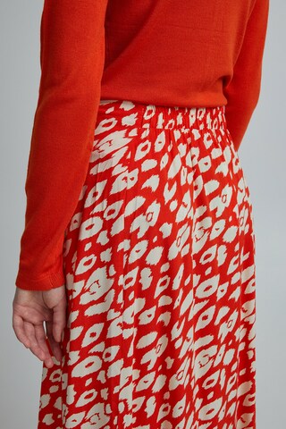 ICHI Skirt 'IHLEONARDIE' in Orange