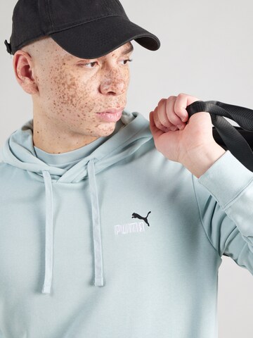 PUMA Sports sweatshirt 'Ess No. 1' in Green