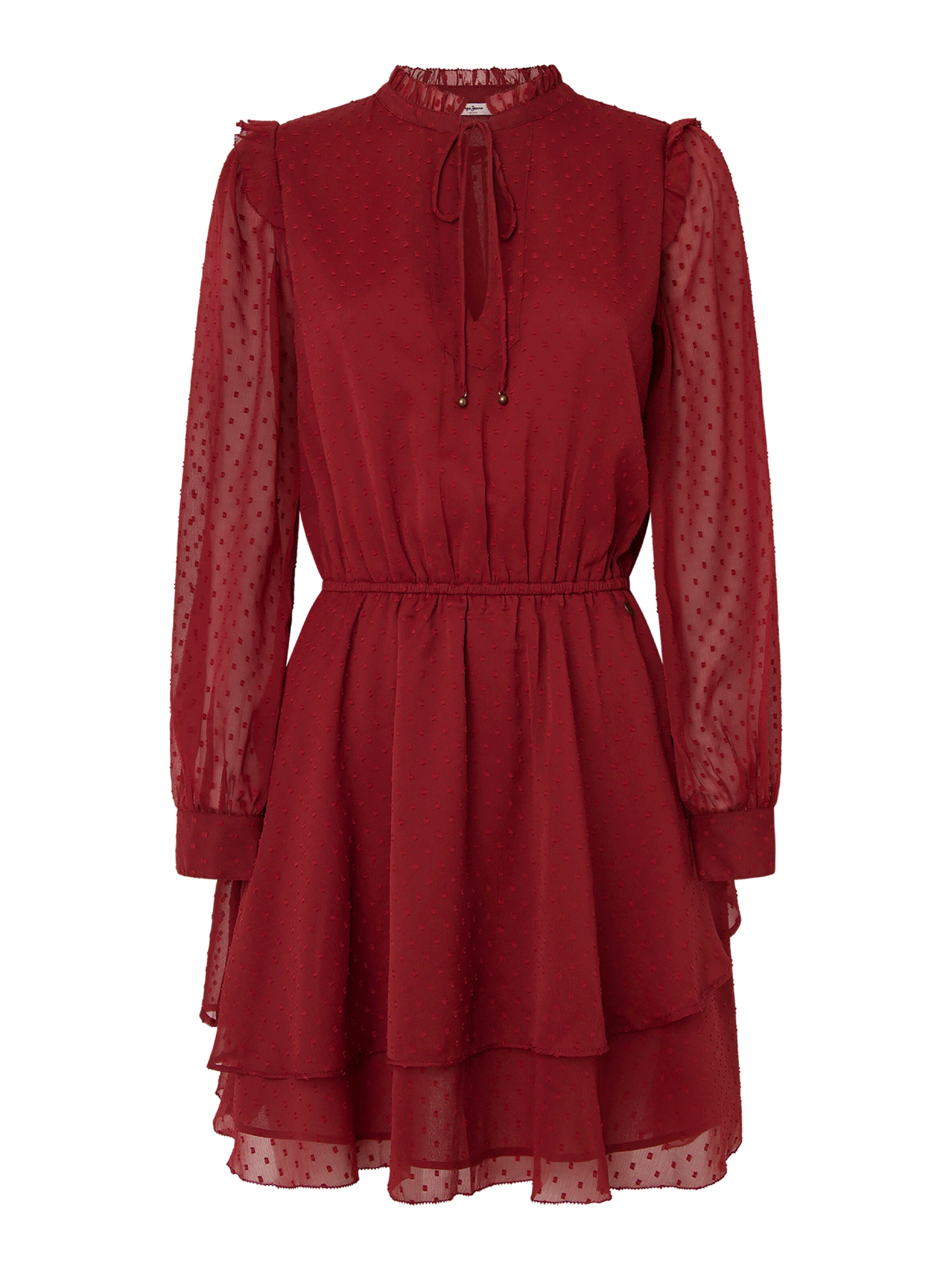 Pepe Jeans Mekko 'OTTO' värissä punainen: etupuoli