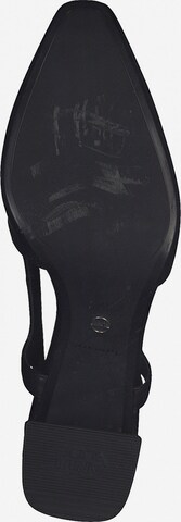 TAMARIS - Zapatos destalonado en negro